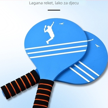 Set raketa za badminton za odrasle i djecu s četiri perju shuttlecock-a za unutarnje igranje — Materijal: svila cvijeta; Težina: Drugo; Marka: Drugo