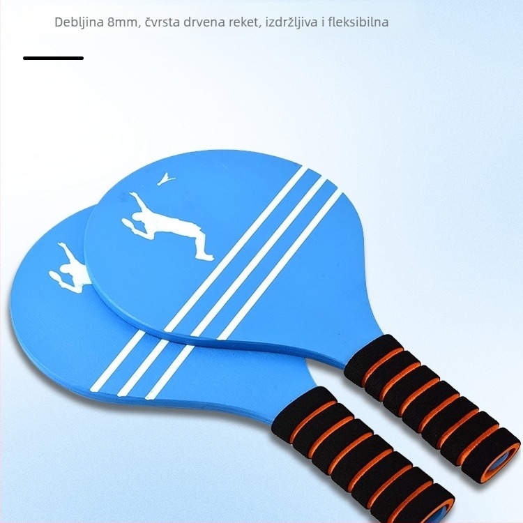 Set raketa za badminton za odrasle i djecu s četiri perju shuttlecock-a za unutarnje igranje — Materijal: svila cvijeta; Težina: Drugo; Marka: Drugo