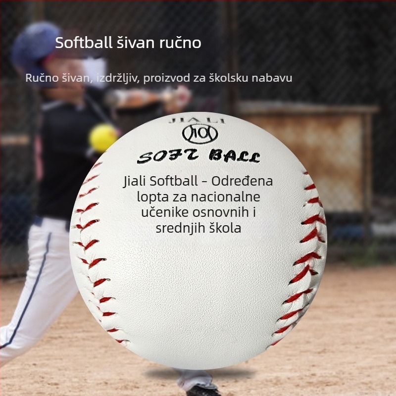 Trening lopta za softball prema standardima natjecanja za učenike osnovnih i srednjih škola