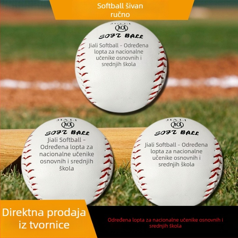 Trening lopta za softball prema standardima natjecanja za učenike osnovnih i srednjih škola