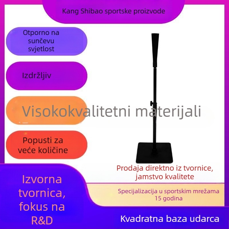 Trener za udarac u baseballu — željezna konstrukcija za trening baseballa i softballa, marka OTHER