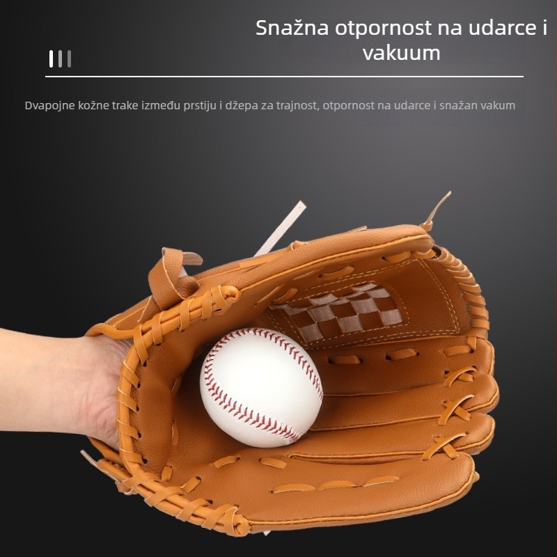 Baseball rukavice za udarac, PU imitacijska koža, za odrasle i mlade bacače (PU; univerzalna upotreba; porijeklo: Guangdong; kategorija: baseball)