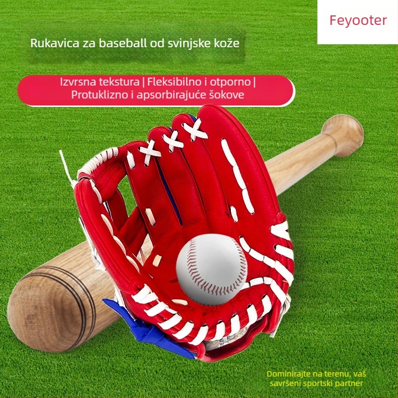 Feyut pigskin rukavice za baseball za djecu i odrasle – za baseball i softball, prilagodljive, mogućnost otiska logotipa