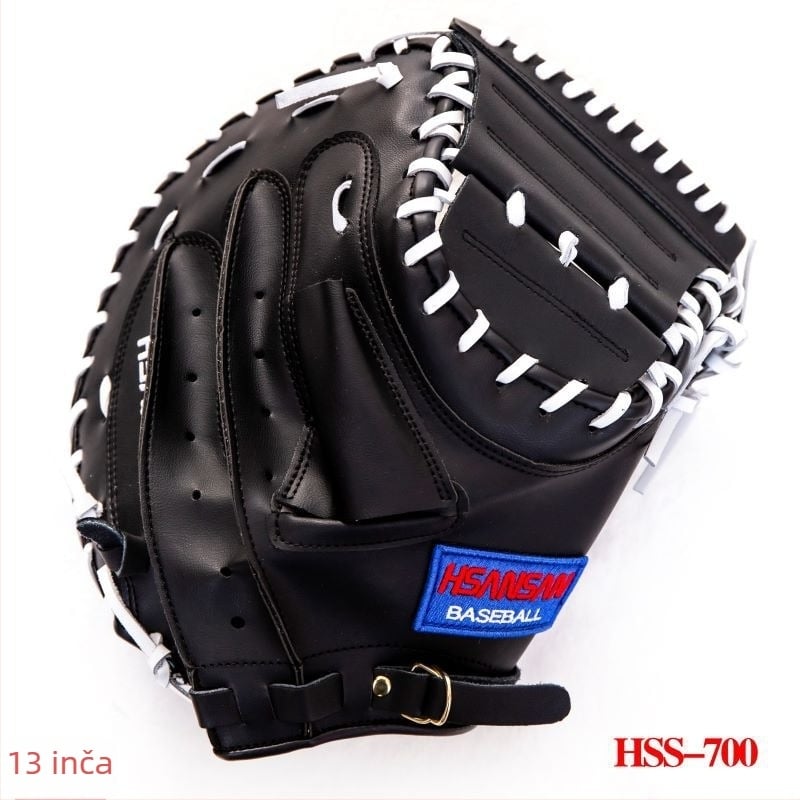 HSANSAN Baseball/Softball rukavica - PU sintetička koža, mješavina teleće kože, prilagođeni logo, za odrasle i djecu