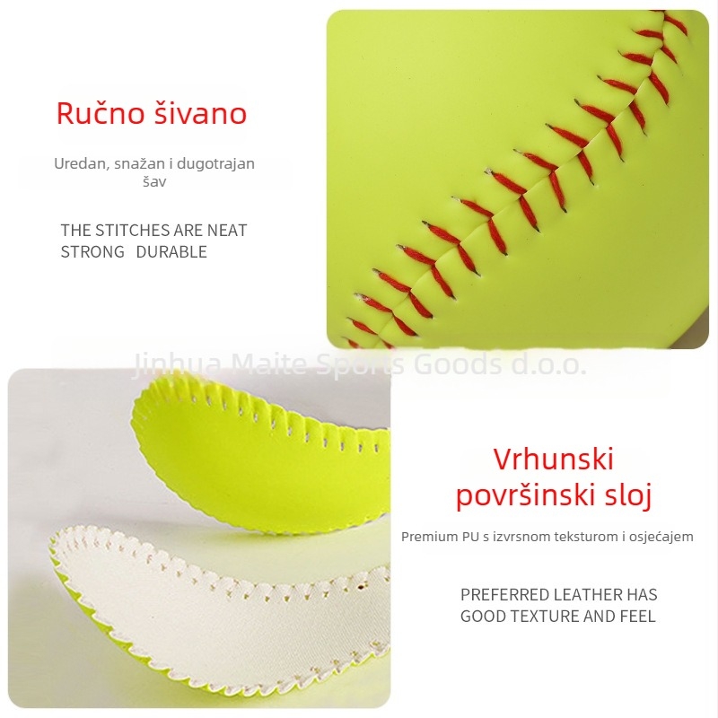 Softball Whiteng PVC, prilagodljiva trening lopta