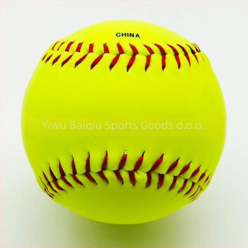 Softball lopta S300Y – PVC, prilagodljiva, otisak logotipa, visoka kvaliteta