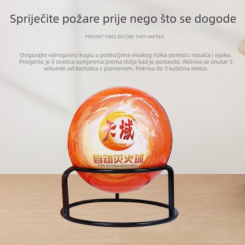 Viseći vatrogasni aparat sa suhim prahom, 1,3 kg, za urede, dom i računalne prostorije