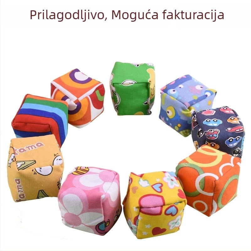 Debeli platneni džak s dizajnom crtića za djecu – igračka za bacanje (materijal: platno; funkcija: dječje sportske igračke; vježba hvatanja; dobna skupina: 7–14 godina)