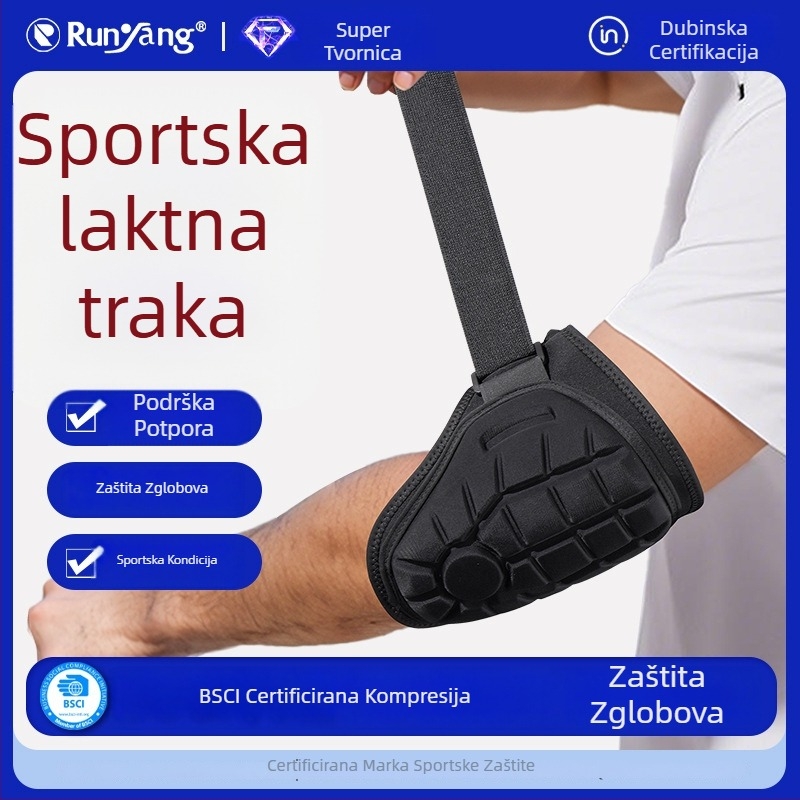 Zaštitnici lakta za baseball i softball – lagani EVA s plastičnom kopčom i elastičnom trakom, 70 g, za odrasle