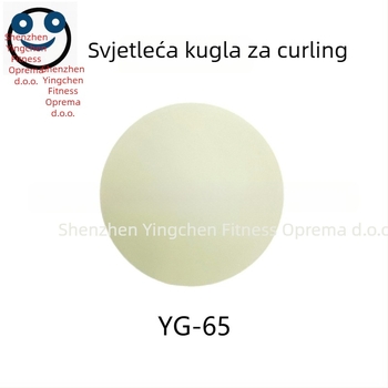 Svijetleća PVC hokej lopta za ulični hokej i hokej na ledu, 50 g, tvrdoća 60–70°, tiskani logo