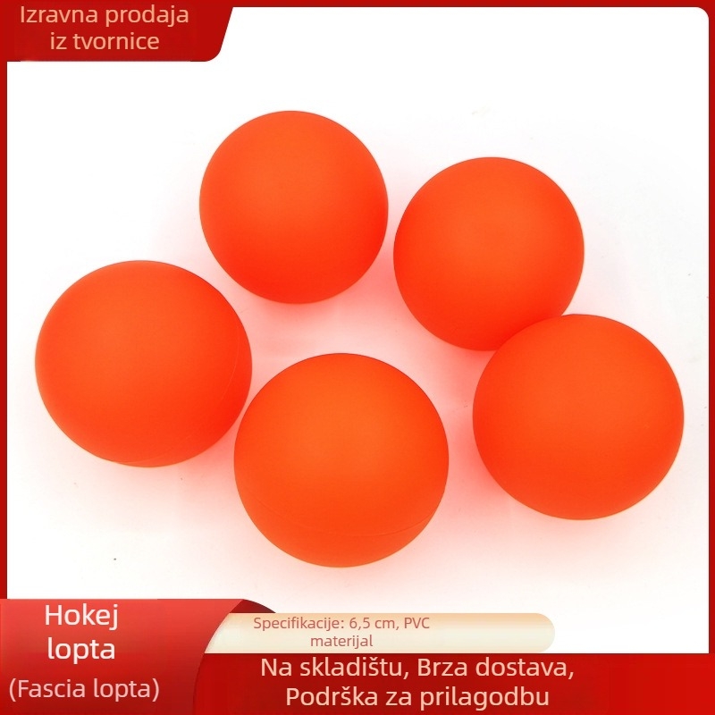 PVC hok lopta za fasijalnu terapiju i gradski hokej, prilagodljiva otisom loga (Materijal: PVC; Kategorija: Hokej; Primjenjivo: fascia lopta, travnjak gradski hokej, inline skating; Šifra proizvoda: Ygq)