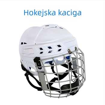 Hokejaška kaciga – PP + EVA + ugljični čelik; Kod proizvoda: T1; OEM dostupno; Ispis logotipa: moguć; Primjenjivo za: hokej, zimske sportove, druge loptaške sportove