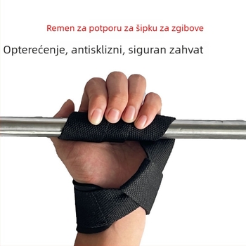 Narukvica za zglob za fitness – otporna na habanje, protuklizni zahvat, potpora pri vučenju (Materijal: spužva; Marka: Tianji Fox; Zaštitni dio: zglob)