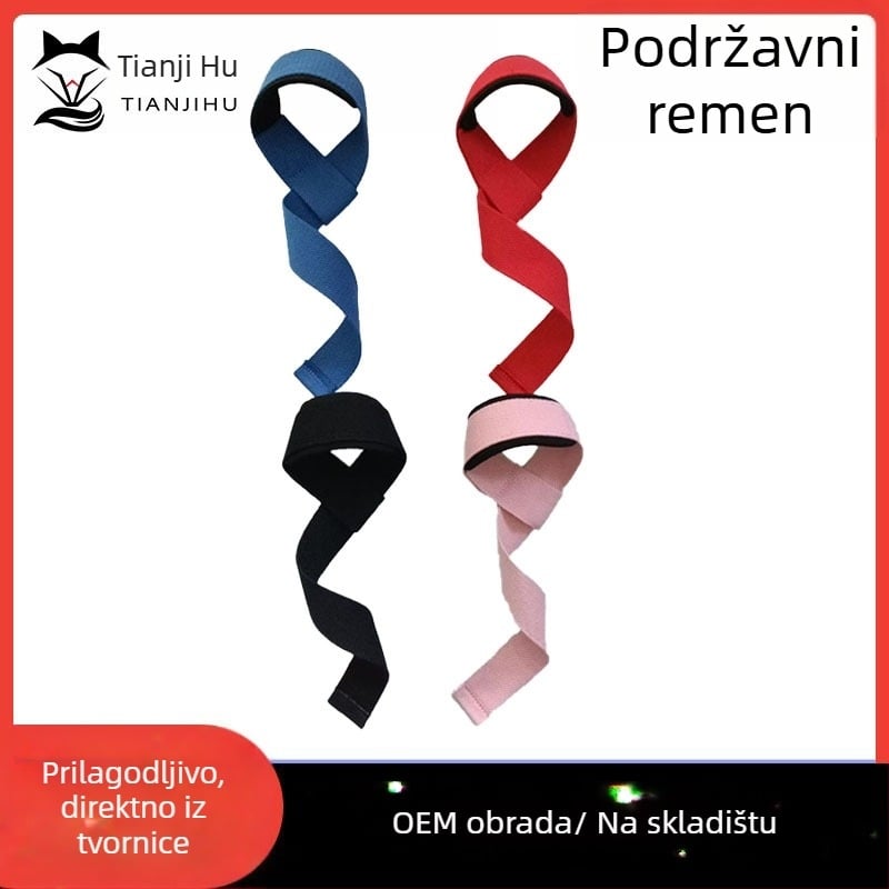Narukvica za zglob za fitness – otporna na habanje, protuklizni zahvat, potpora pri vučenju (Materijal: spužva; Marka: Tianji Fox; Zaštitni dio: zglob)