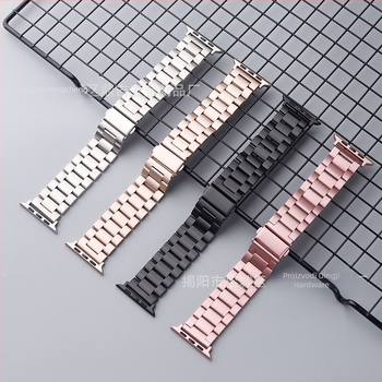Dingji čvrsti remen od nehrđajućeg čelika za Apple Watch i Huawei GT4, s kopčom na dvostruko pritiskanje; sučelja 14/18/20/22/24 mm