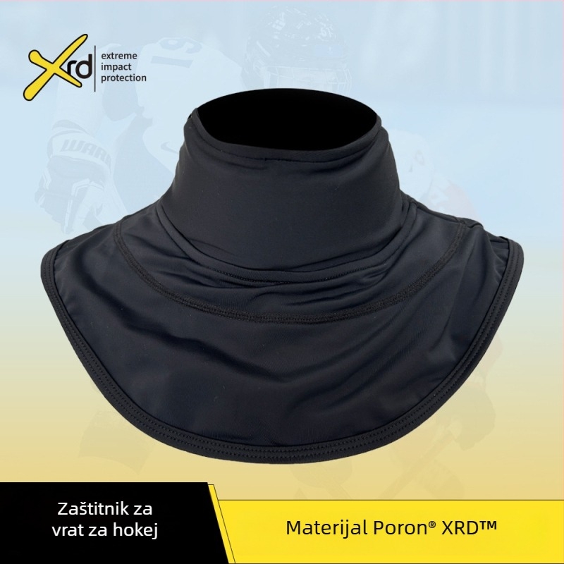Hokejska zaštita vrata – anti-rezne zaštita, zaštita vrata i ramena, Spandex materijal, za odrasle