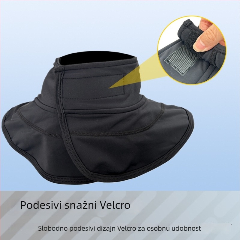 Hokejska zaštita vrata – anti-rezne zaštita, zaštita vrata i ramena, Spandex materijal, za odrasle