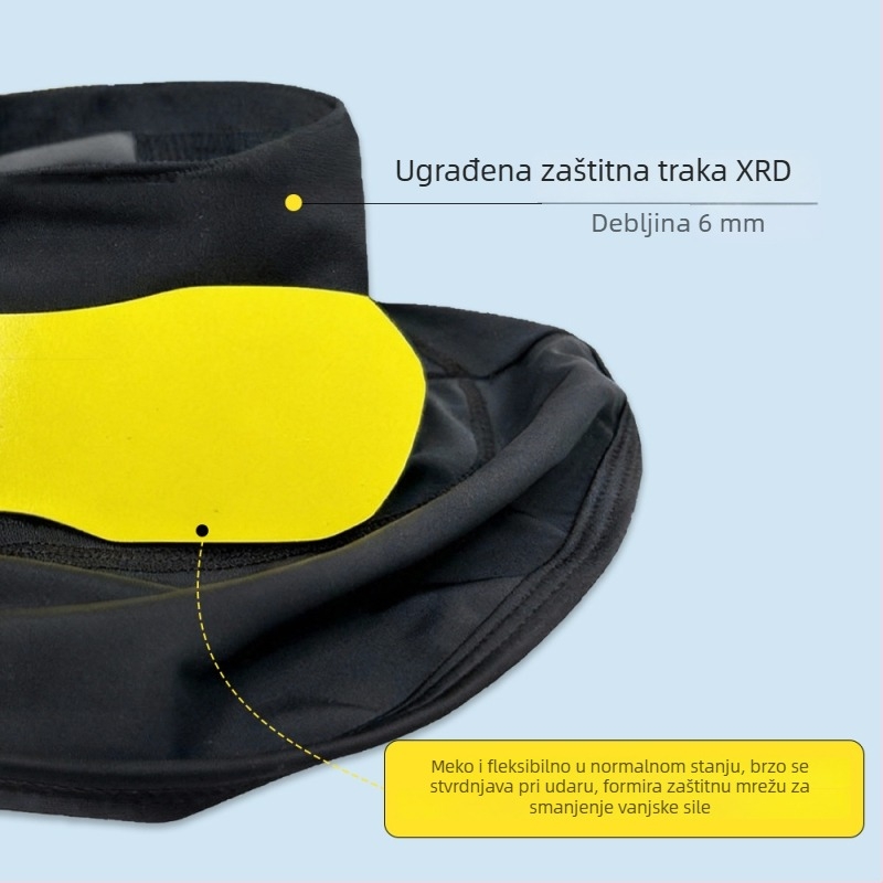 Hokejska zaštita vrata – anti-rezne zaštita, zaštita vrata i ramena, Spandex materijal, za odrasle
