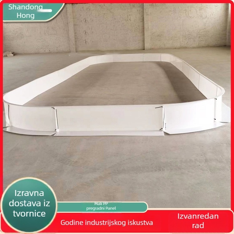 Polipropilenski sigurnosni panel za floorball/soft hockey – mali štit HY9886 Hongyi, namijenjen stadionima, igralištima i hockey terenima; proizvedeno u Kini