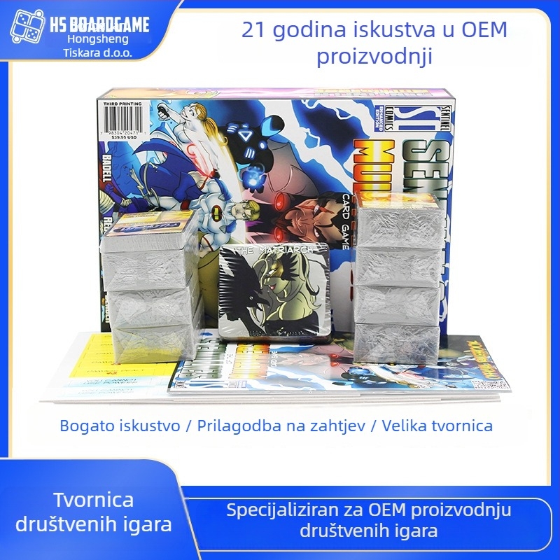 Dječja obrazovna stolna igra za unutarnju upotrebu, papirni materijal, uzrast 0–14 godina, razvija inteligenciju i koordinaciju ruku i oka