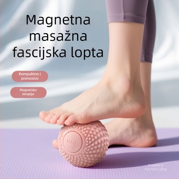 Dualna fascična masažna lopta za stopalo i opuštanje kuka, lopta za masažu za jogu