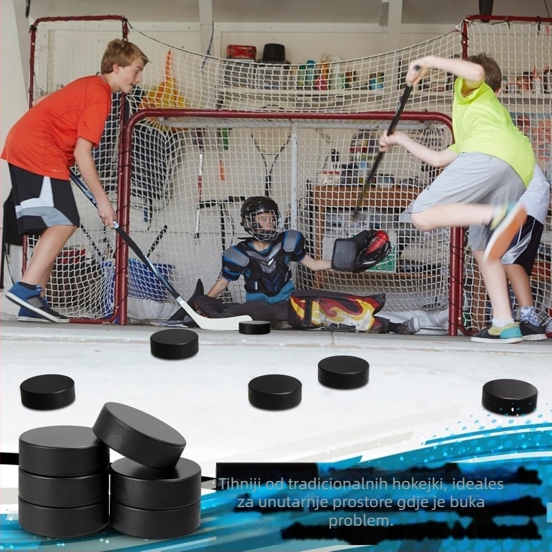 Gumeni ledeni hokeja puk za trening i utakmice, mogućnost ispisa logotipa