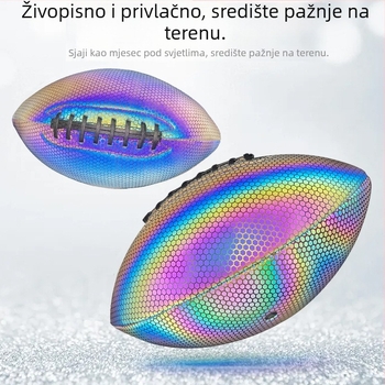 Rugby trening lopta No. 9 – PU, ručno šivana, Xiamen, Crazy ball