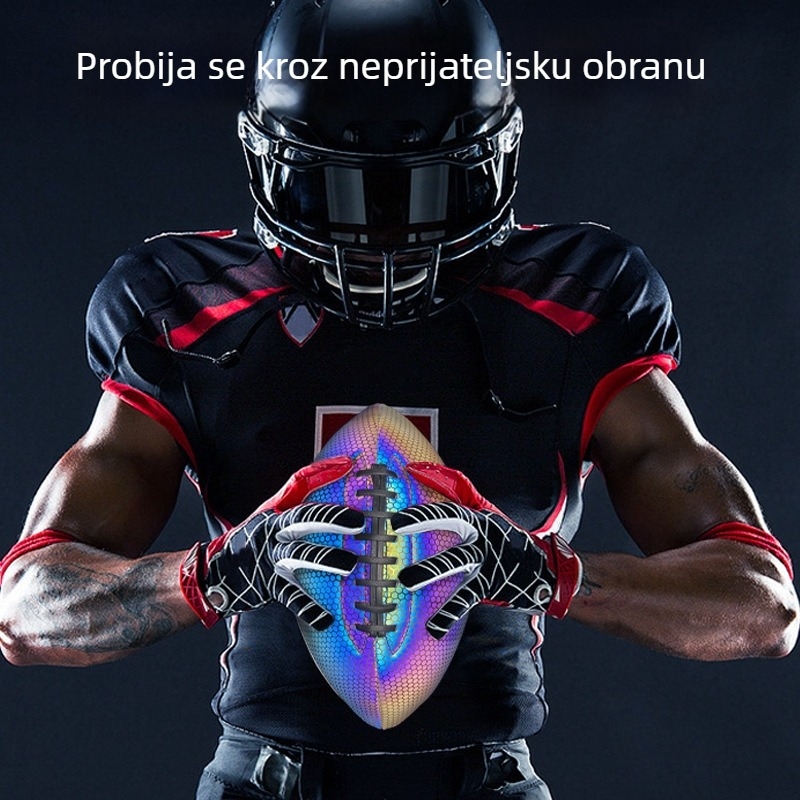 Rugby trening lopta No. 9 – PU, ručno šivana, Xiamen, Crazy ball