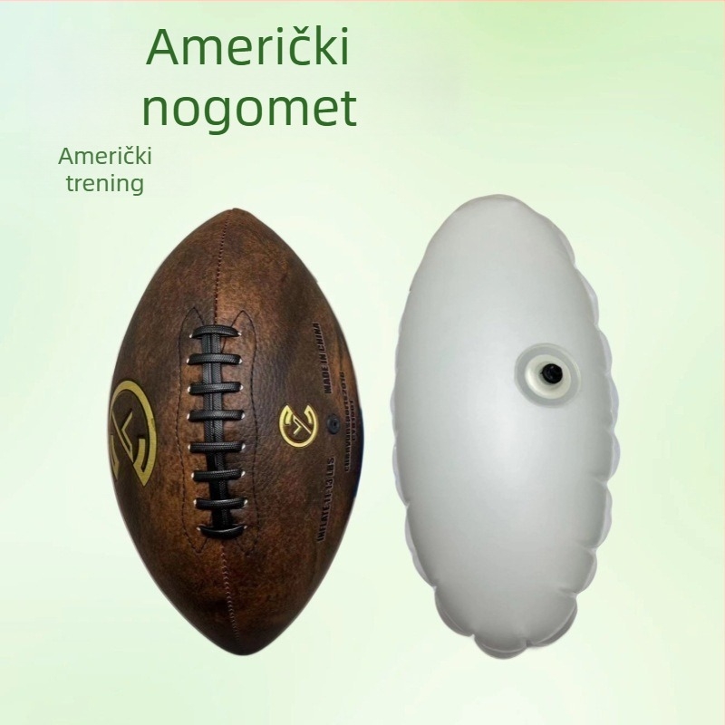 Američki nogomet od PU kože, prilagođeno za timsko korištenje, šivanje strojem, mogućnost ispisa logotipa