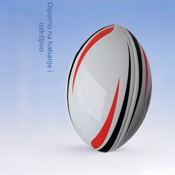Rugby lopta No. 9 u engleskom stilu, PVC, šivana strojem, vanjska trening lopta, protuklizna
