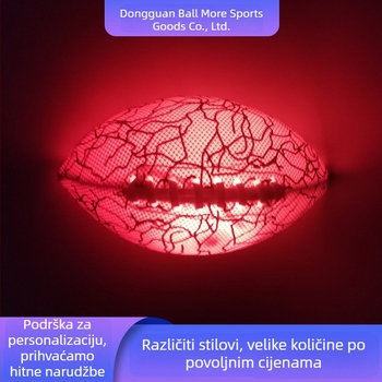 LED svijetle mrežaste tkanine za američki nogomet — silikon tisk loga, mogućnost prilagođavanja, pogodno za plivanje i vodene sportove