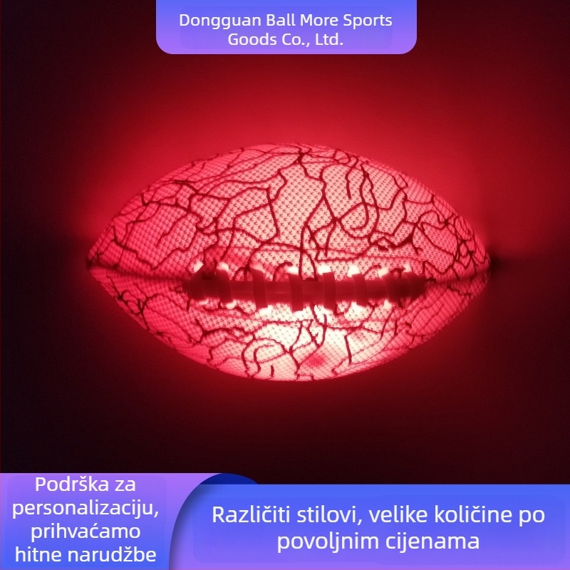 LED svijetle mrežaste tkanine za američki nogomet — silikon tisk loga, mogućnost prilagođavanja, pogodno za plivanje i vodene sportove