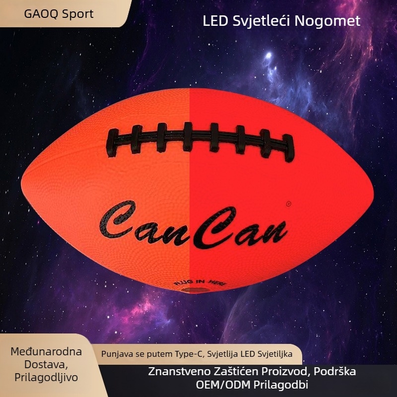 CanCan Gumeni Trening Nogomet F6, Ljepljivo šivanje, Logo Can, Prilagodba na raspolaganju