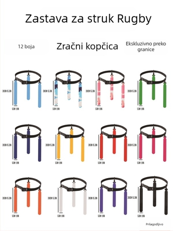 XXBEAST PVC pojasne zastavice za Flag Football – šivane strojem, rugby oprema