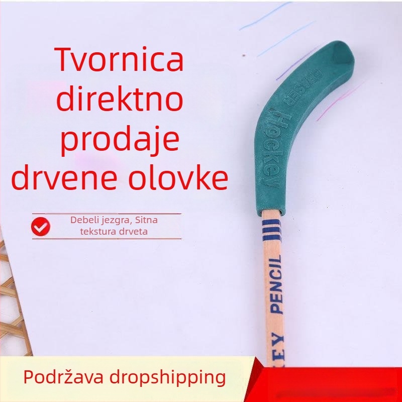 Set gumica za olovku s kreativnim oblikom — drveno kućište, fiksno, šifra proizvoda fG6zYbSW