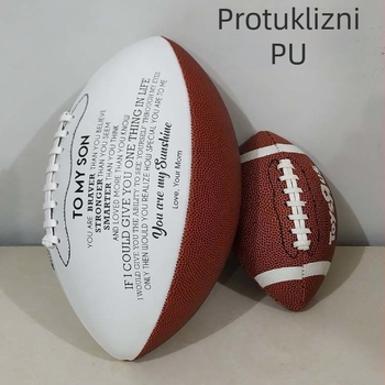Rugby lopta od PP materijala, šivanje strojem, za trening odraslih i djece