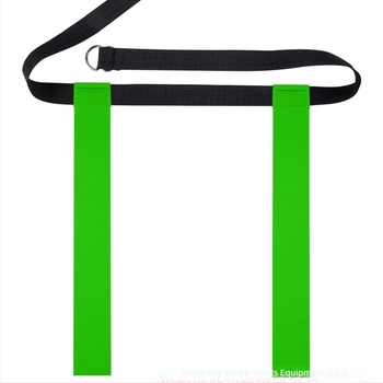 Pojas sa zastavicom za rugby i američki nogomet - PU, šivanje strojem, prilagodljiva obrada, otisnut logotip, licencirana privatna oznaka