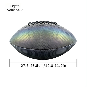 Rugby lopta PU za trening s strojnim šivanjem, ispis logotipa, mogućnost prilagodbe