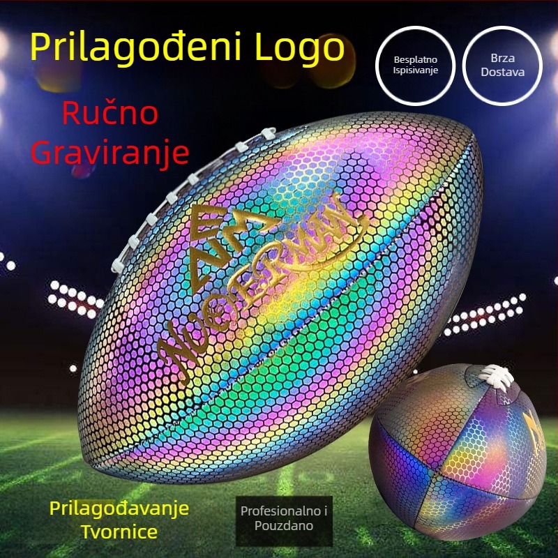 Rugby pojas za struk – PU reflektirajući, šivanje strojem, oprema za trening odraslih, Norman brend, otisnuti logo OK