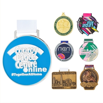 Metalna medalja za događaje, cinkova legura, zlatno obložena, prilagodljiv ispis logotipa, težina 60 g