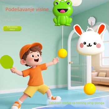 Trener stolnog tenisa za kućnu upotrebu - PVC uređaj za treniranje koordinacije ruka-oko i edukativna igračka