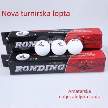 Loptice za stolni tenis, celuloidni materijal, kutija od 6 lopti, za trening i natjecanje, bez logotipa