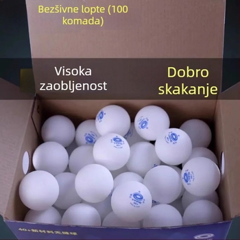 Galaxy teniske lopte za trening s strojem za serviranje, ABS materijal, 100 komada, bez logotipa