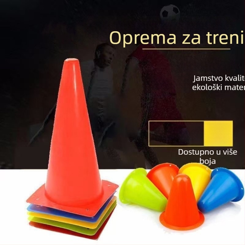 Nogometni konusi za trening – PP materijal, porijeklo Yiwu, trenuta pomoćna sredstva, preprečni konusi