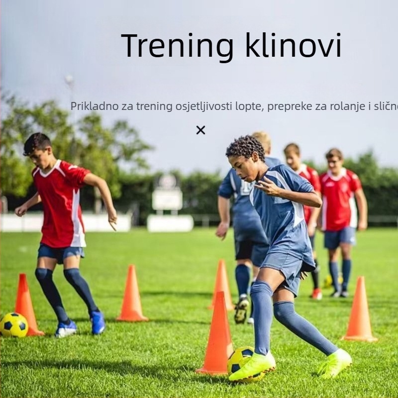 Nogometni konusi za trening – PP materijal, porijeklo Yiwu, trenuta pomoćna sredstva, preprečni konusi