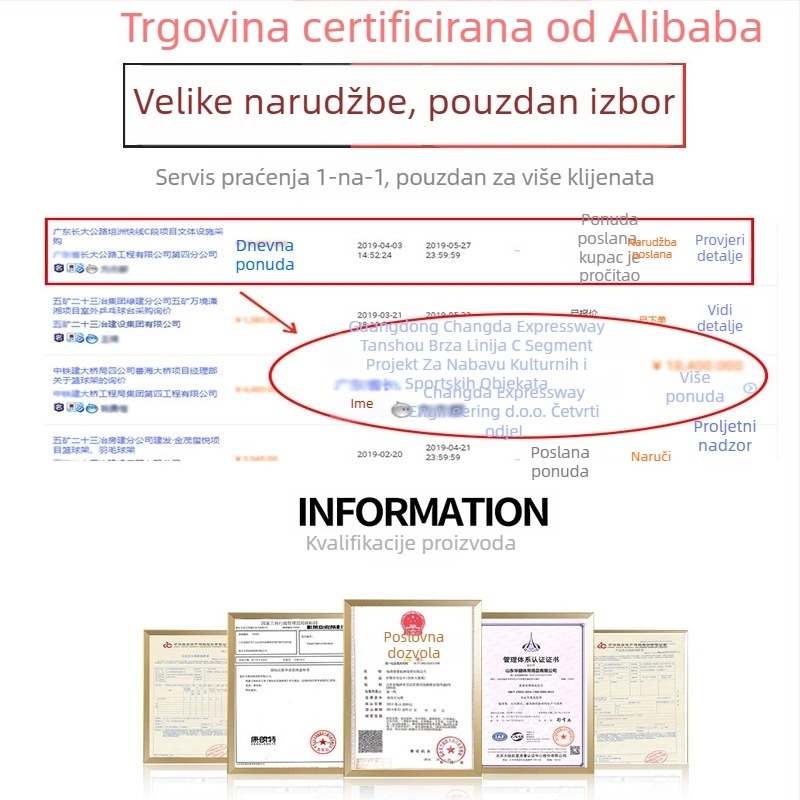 Conronte raketa stolni tenis, direktan udar, baza od topolova drva, guma s pozitivnim ljepilom