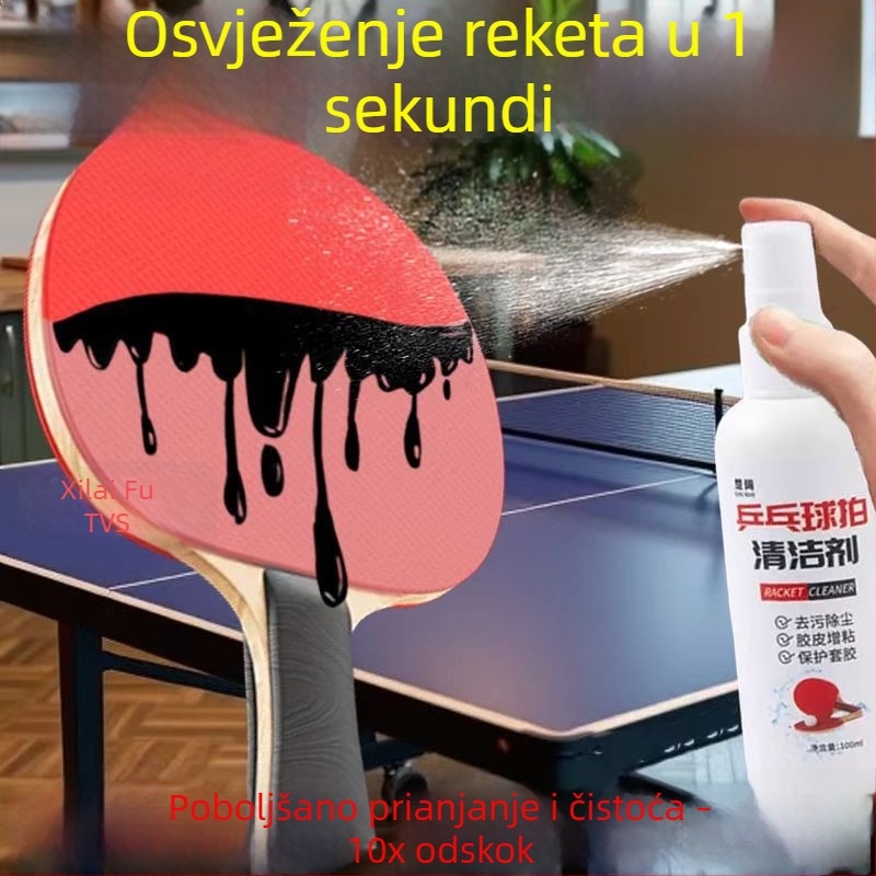 Specijalno sredstvo za čišćenje reketa za stolni tenis, jačanje adhezije gumene navlake, oprema za njegu i održavanje, sprej ljepilo