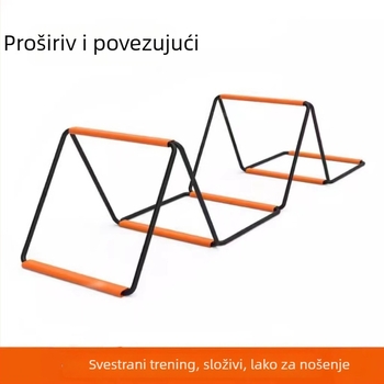 Metalna agilna sklopiva ljestvica za trening, pogodna za trčanje i nogomet
