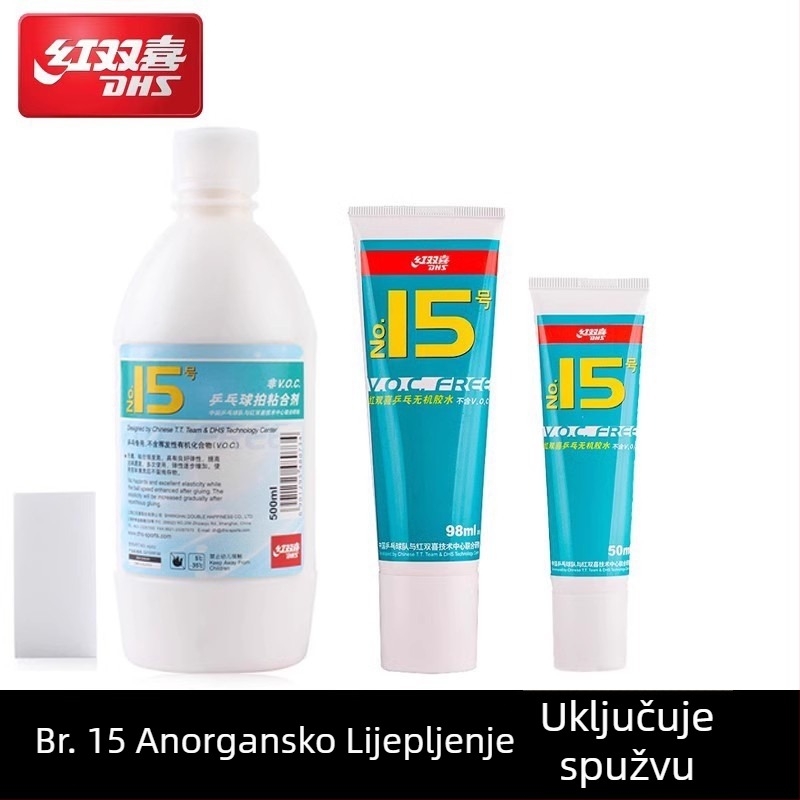 Lepilo za stolni tenis Double Happiness, čist materijal, za stolni tenis i badminton