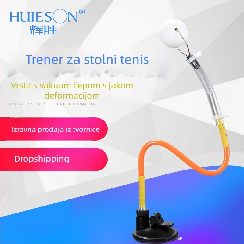 Trening alat za servis stolnog tenisa s varijabilnom usisnom čašom – PVC univerzalni cjevovod, prilagodljiva obrada, licencirana privatna oznaka